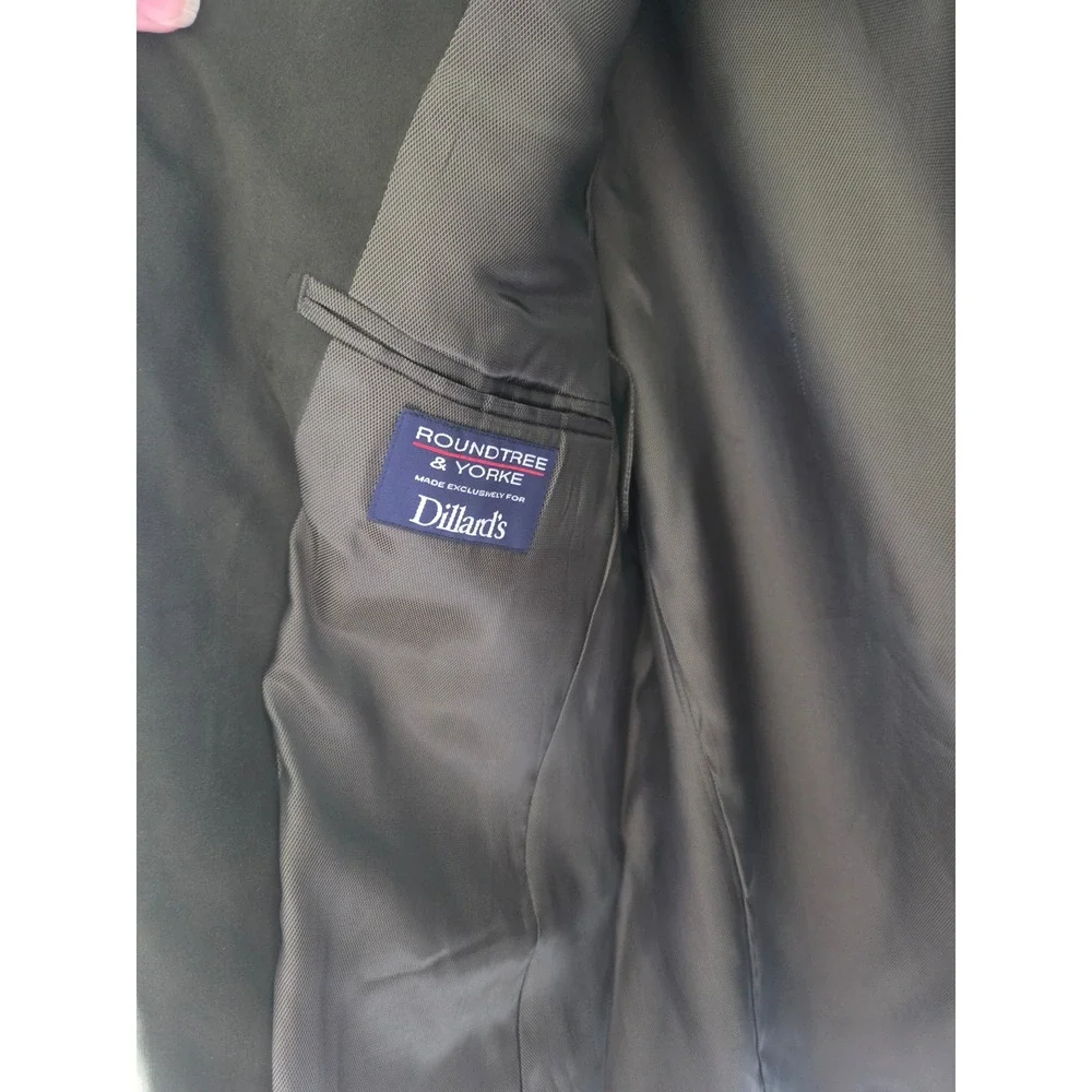 Mens Olive Green Faux Suede 3-Button Blazer Sport Coat 41R Derby Fall Preppy